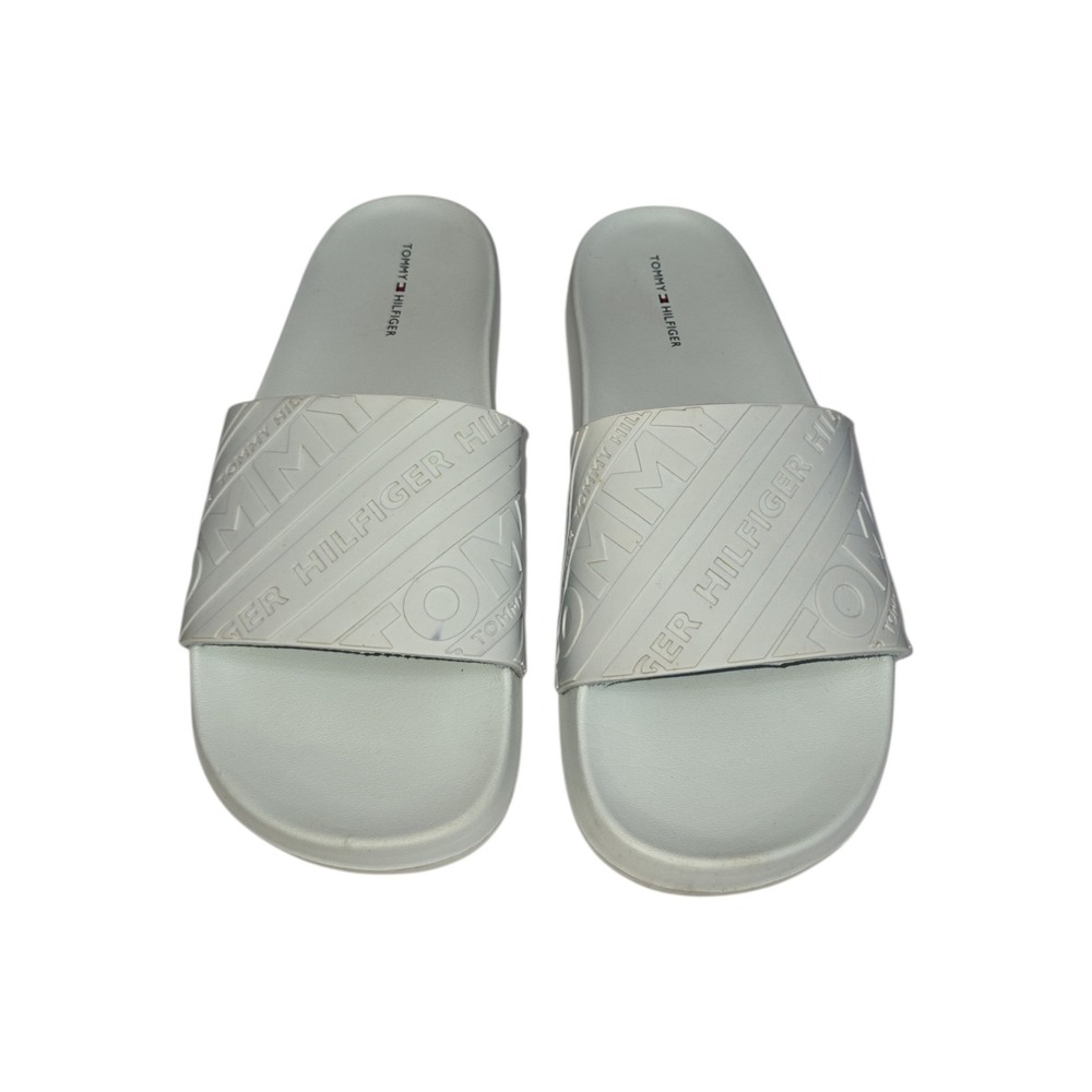 Tommy Hilfiger‎ Divi Slides Sandals Light Green Size 8M